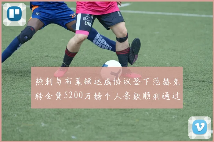 热刺与布莱顿达成协议签下范赫克转会费5200万镑个人条款顺利通过